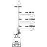 Насос дренажный для чистой воды аккумуляторный GARDENA 2000/2 18V P4A с аккумулятором 14600-20.000.00